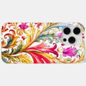 フロレンファンシーチンデザイン水の色葉の Case-Mate iPhoneケース (裏面 (横))