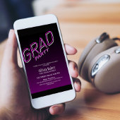 フロロピンクグラードパーティの招待状 招待状