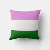 フロンコアとマッシュルーム愛好家の美学モノグラム クッション (裏面)