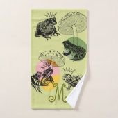 フロンコアとマッシュルーム愛好家の美学モノグラム バスタオルセット (ハンドタオル)