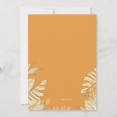 フロンズサマーパーティの招待状 招待状 (裏面)