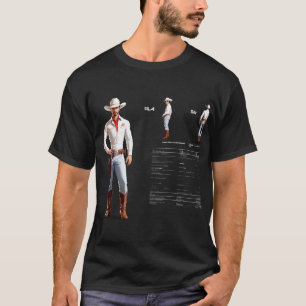フロンティアしゃれているデザイン – カウボモダンイエステティック Tシャツ