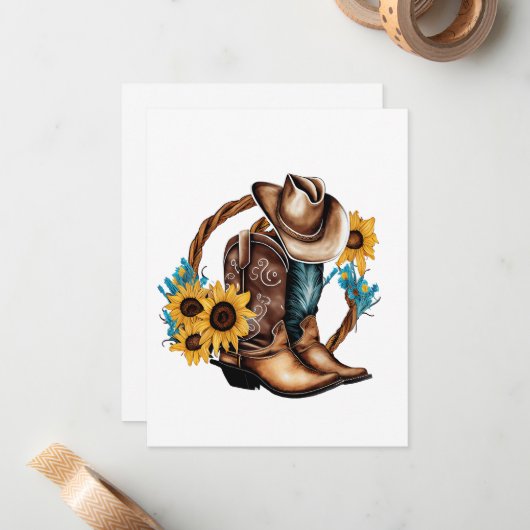 フロンティアウィスパー:ワイルドウエストノートカード ノートカード (正面/裏面インサイチュ)