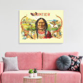 フロンティア広告シガー キャンバスプリント (インサイチュ (リビング))