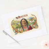 フロンティア広告シガー 長方形シール (封筒)