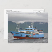 フロンティア・スピリット、アラスカ州オランダ・ハーバーのロングライナー ポストカード (正面/裏面)