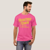 フロンティア・タウン ノースハドソン, NY Tシャツ (正面フル)