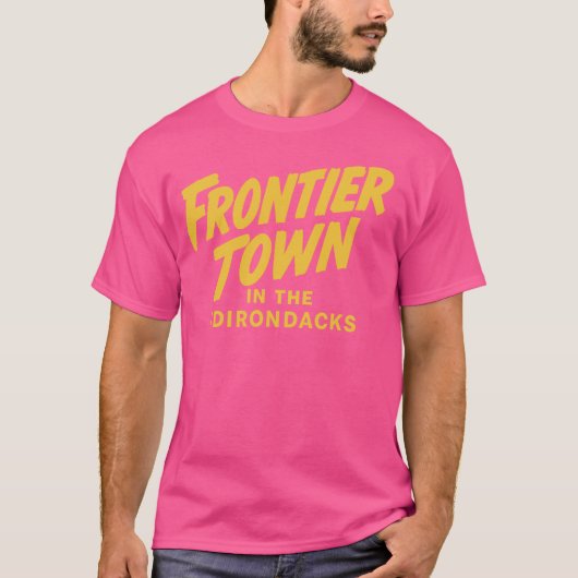 フロンティア・タウン ノースハドソン, NY Tシャツ (正面)