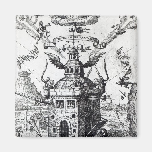 フロンティスピース'コレギウムファマフラテルニタティ' マグネット (正面)