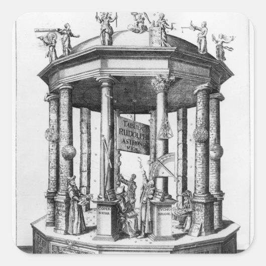 フロンティスピース「ザルドルフィンテーブル」 スクエアシール (正面)