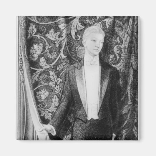 フロンティスピース「ドリアン・グレイの写真」 マグネット (正面)