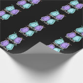 フロンテリアおもしろい細菌生物学Pun Dark BG ラッピングペーパー (角)