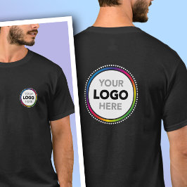 フロントとバックにロゴがプリントされたプロモーションTシャツ Tシャツ