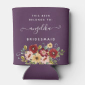 フロントとバックのフローラカスタムウェディング 缶クーラー (裏面)