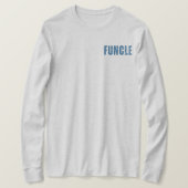 フロントとバックのFUNLEおもしろい叔父の定義 Tシャツ (デザイン正面)