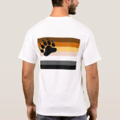 フロントの背中にクマプライド – シャツ (裏面)