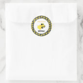 フロントエンドローダ建築トラック誕生日 ラウンドシール (バッグ)