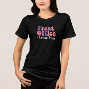 フロントオフィスドリームチームカラフルスタッフTシャツ トライブレンドTシャツ