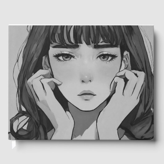 フロントオンウーマン顔ゲストブック ゲストブック (正面)