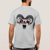 フロントカスタムに会社のTシャツのロゴ Tシャツ (裏面)