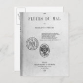 フロントカバー、'レフルーアデュズの最初の版 ポストカード (正面/裏面)