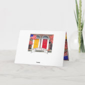 フロントカラフルドア感謝祭 カード (裏面)