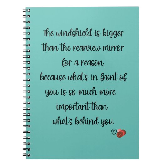 フロントガラスはバックビューよりも大きい – ジェリ転がー ノートブック (正面)