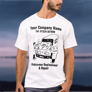 フロントガラス交換・修理 Tシャツ