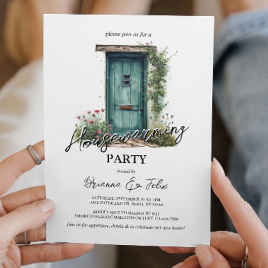 フロントグリーンドアハウス温暖化パーティー 招待状