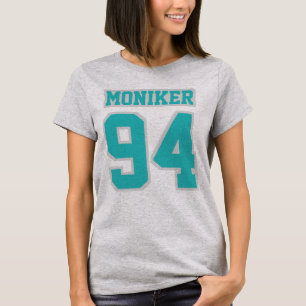 フロントグレーターコイズウォメンズベラフローリーサークルトップ Tシャツ