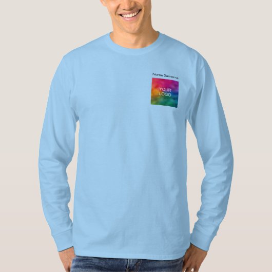 フロントデザインビジネス会社ロゴメンズTシャツ Tシャツ (正面)