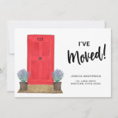 フロントドアを移動した 案内状 (正面)