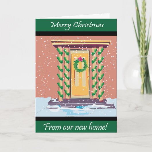 フロントドアクリスマス新住所 シーズンカード (正面)