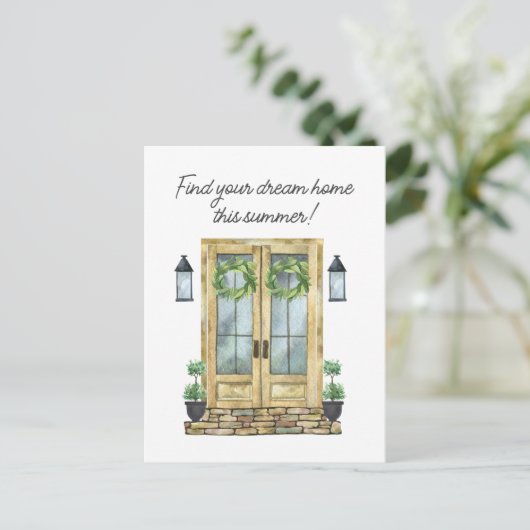 フロントドアサマーエステ実在ートマーケティング ポストカード (スタンド正面)