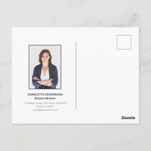 フロントドアサマーエステ実在ートマーケティング ポストカード (裏面)