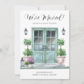 フロントドアフローラシックモダンな動き発表 招待状 (正面)