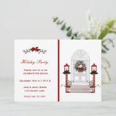 フロントドアホリデー招待状 招待状 (スタンド正面)