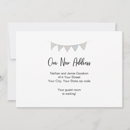 フロントドアホームスイートホーム引っ越しました 案内状 (裏面)