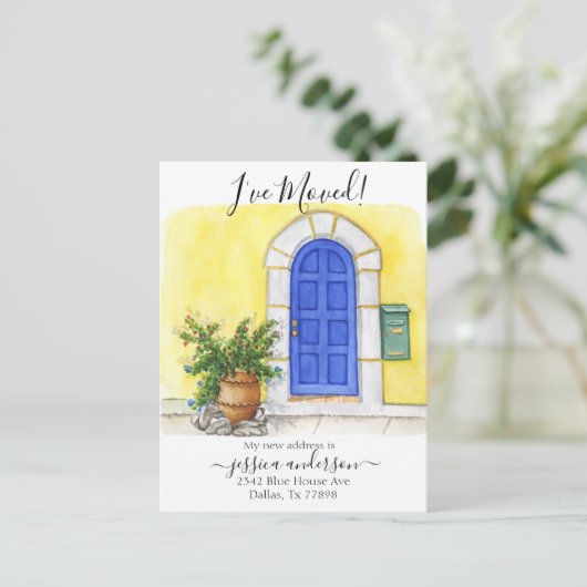 フロントドアホーム移動アナウンス移動した 案内ポストカード (スタンド正面)