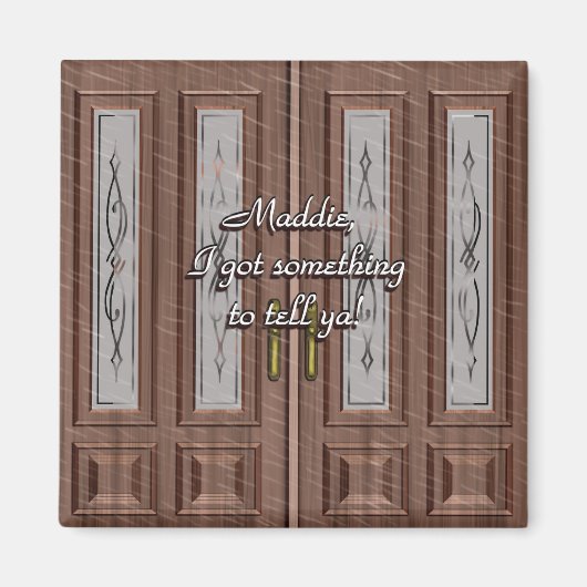 フロントドアマグネットのラブノック マグネット (正面)