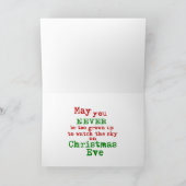 フロントドアミュージックシティクリスマスカードを閉じる シーズンカード (内部)