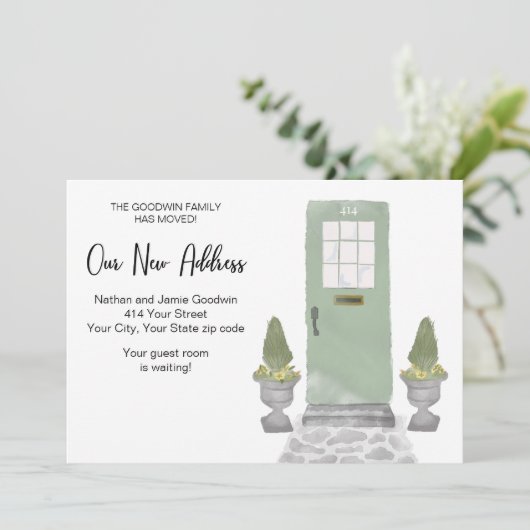 フロントドア引っ越しましたの新しいアドレス 案内状 (スタンド正面)