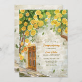 フロントドア引っ越し祝いパーティーパーティー 招待状 (正面/裏面)