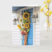 フロントドア秋装置 カード (黄色い花)