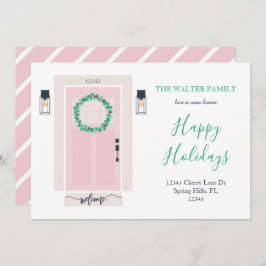 フロントドア移動アナウンスピンク 案内状