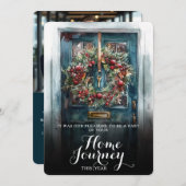 フロントドエレガントア不動産仲介業者ロゴ写真クリスマス シーズンカード (正面/裏面)