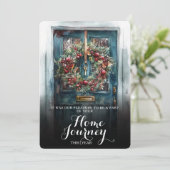 フロントドエレガントア不動産仲介業者ロゴ写真クリスマス シーズンカード (スタンド正面)