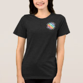 フロントバックカスタムプリント会社ロゴ事業 トライブレンドTシャツ (正面)