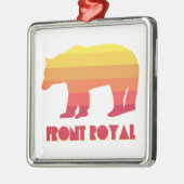 フロントバ王室のージニアレインボーベア メタルオーナメント (左)