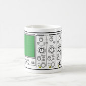  フロントパネル汎用オシロスコープ電圧テスタ  コーヒーマグカップ (中央)